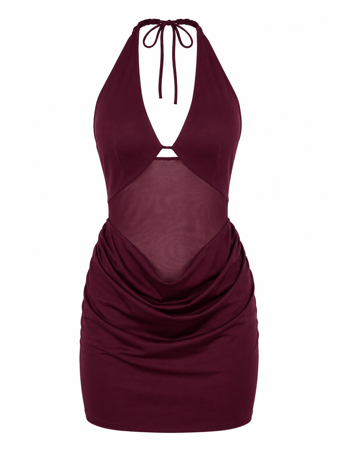 Juno Mini Dress Claret