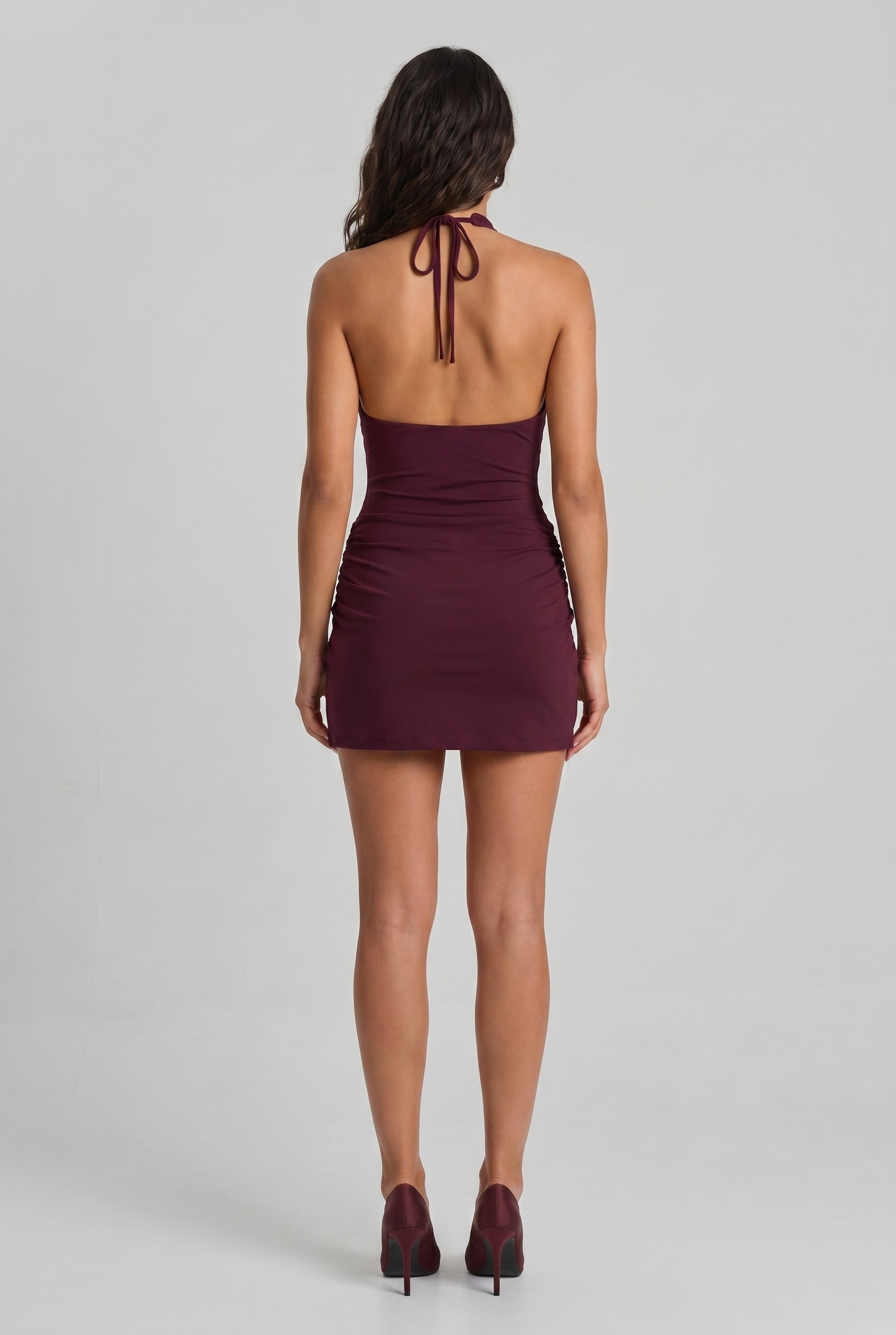 Juno Mini Dress Claret